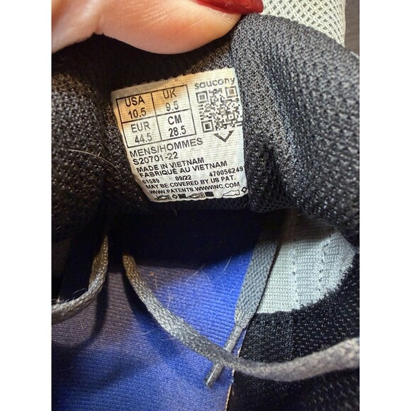 Saucony Cohesion 15 Mens Size 10.5 Gray Running Shoes Athletic Sneaker S20701-22 - Picture 10 of 13